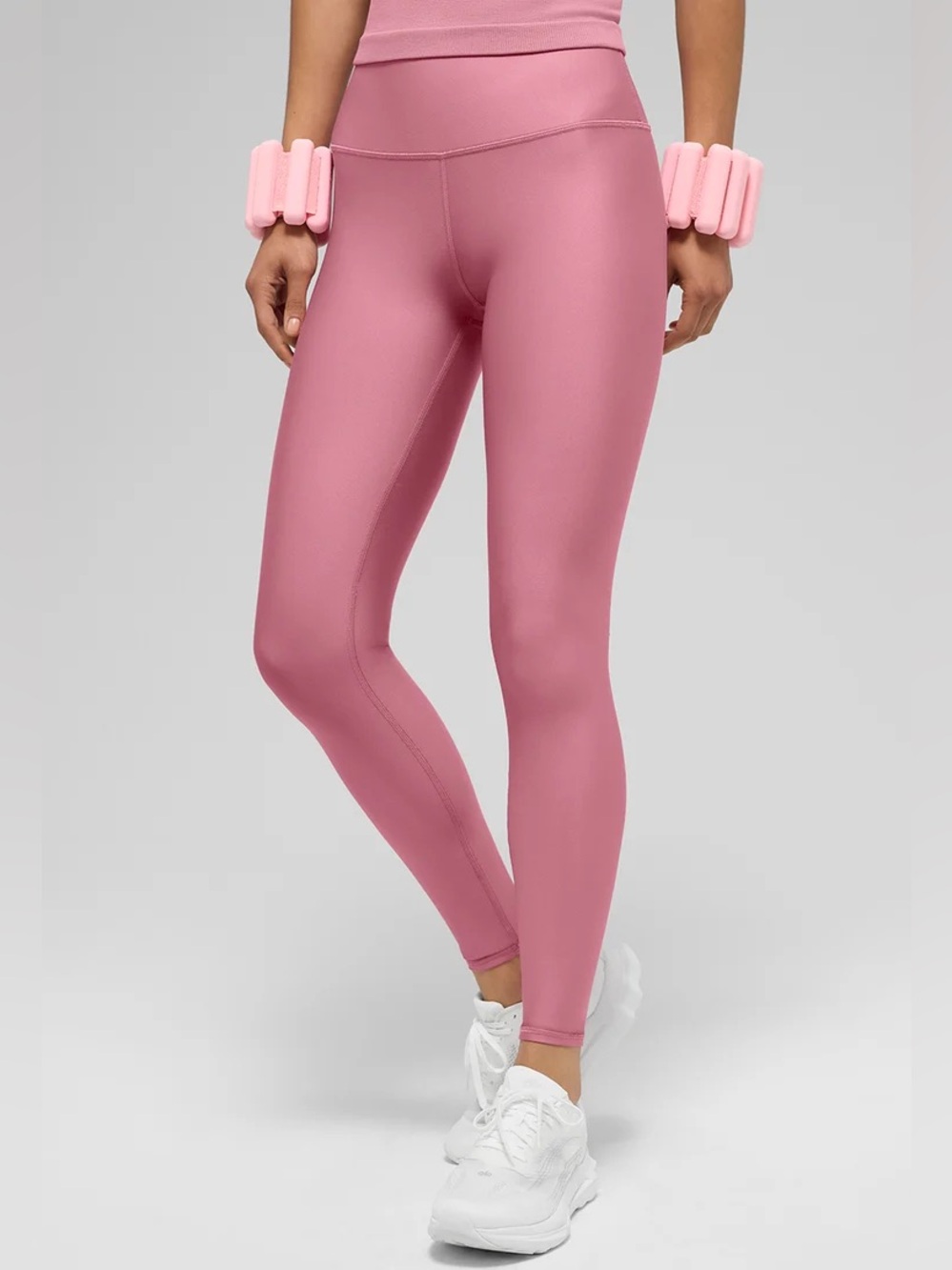 ALO Yoga High-Waist Airlift Legging in Pink Wild Rose - M